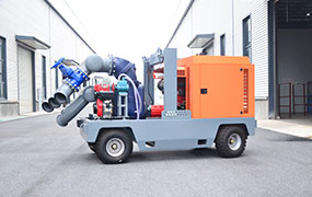 拖掛式移動(dòng)泵車(chē) 防汛排澇  抗旱灌溉